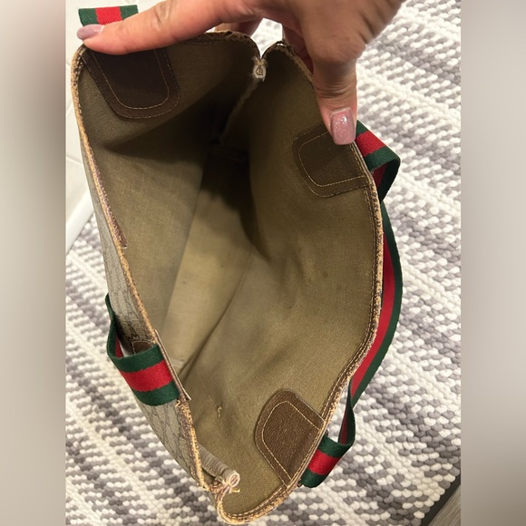 Gucci GG Supreme Web-Trimmed Tote - Picture 9 of 13